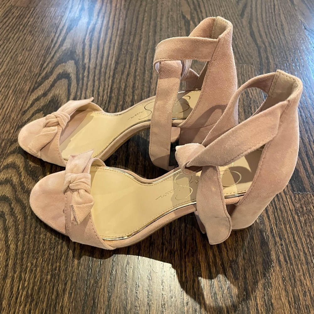 2-inch pink heels
